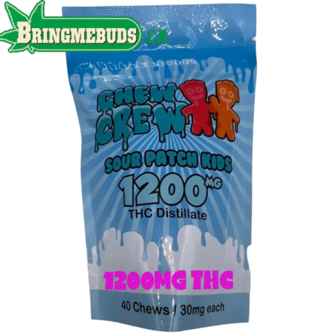 CHEW CREW SOUR PATCH KIDS / 1200 MG