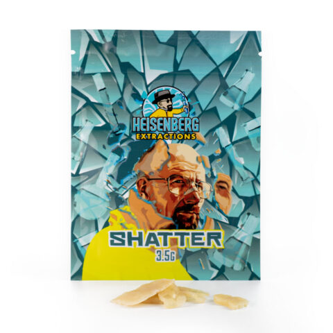 HEISENBERG EXTRACTIONS SHATTER PACKS 3.5 GRAMS