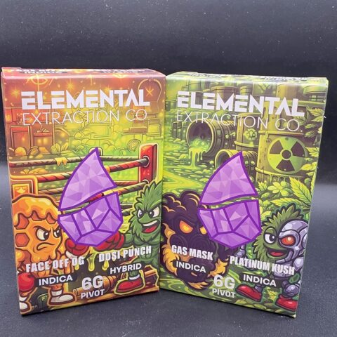 ELEMENTAL 6 GRAM DUAL STRAIN/FLAVOUR VAPES