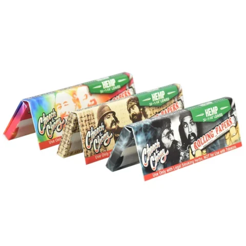 Cheech and Chong Rolling Papers - Hemp 1 1/4" size 50 Cheech and Chong Rolling Papers - Hemp 1 1/4" size Cheech and Chong Hemp Papers - 1 1/4"
